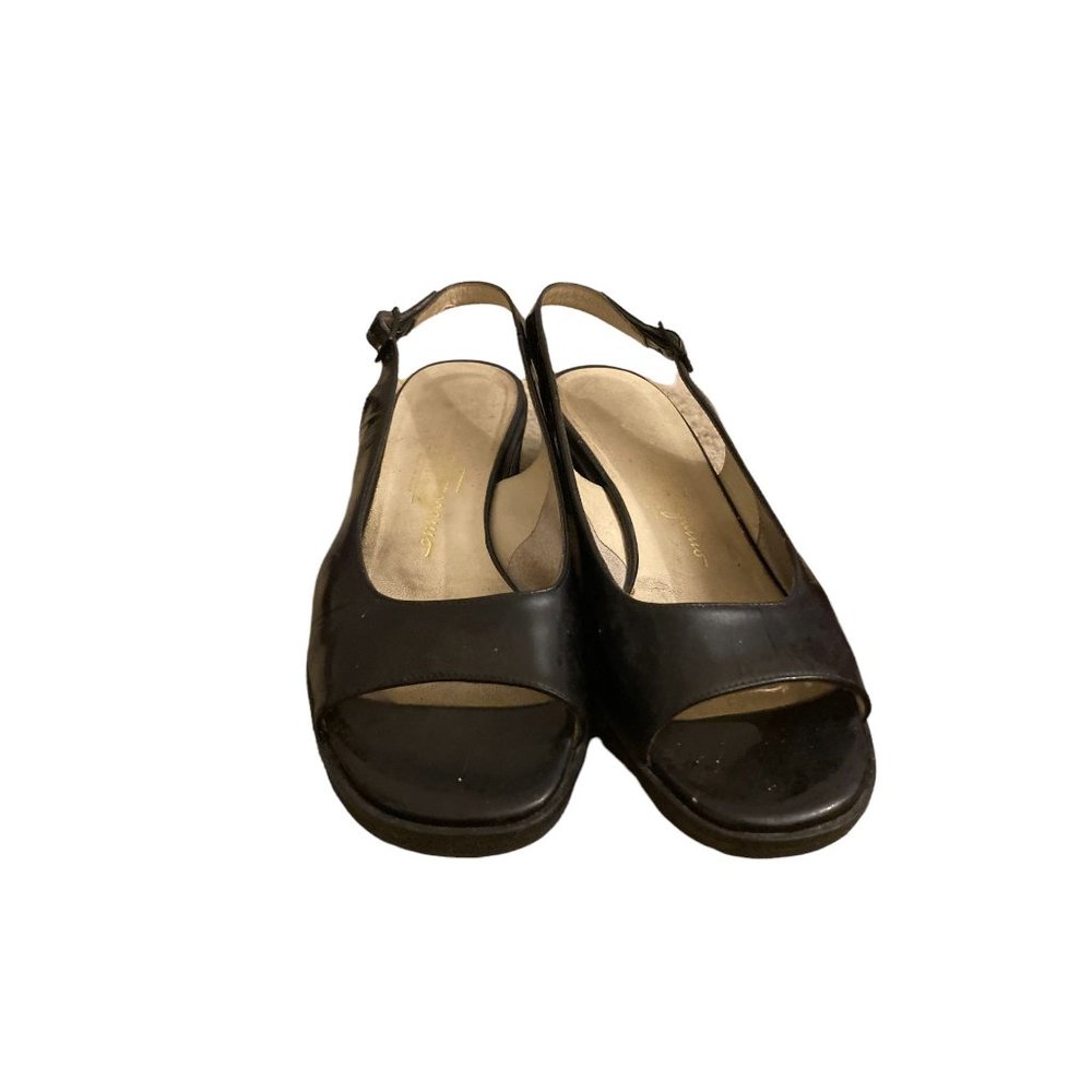 Salvatore Ferragamo Womens Sling Back Pump Heels Size 5.5